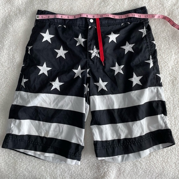 Bioworld US Flag Swim Trunks - Picture 4 of 8